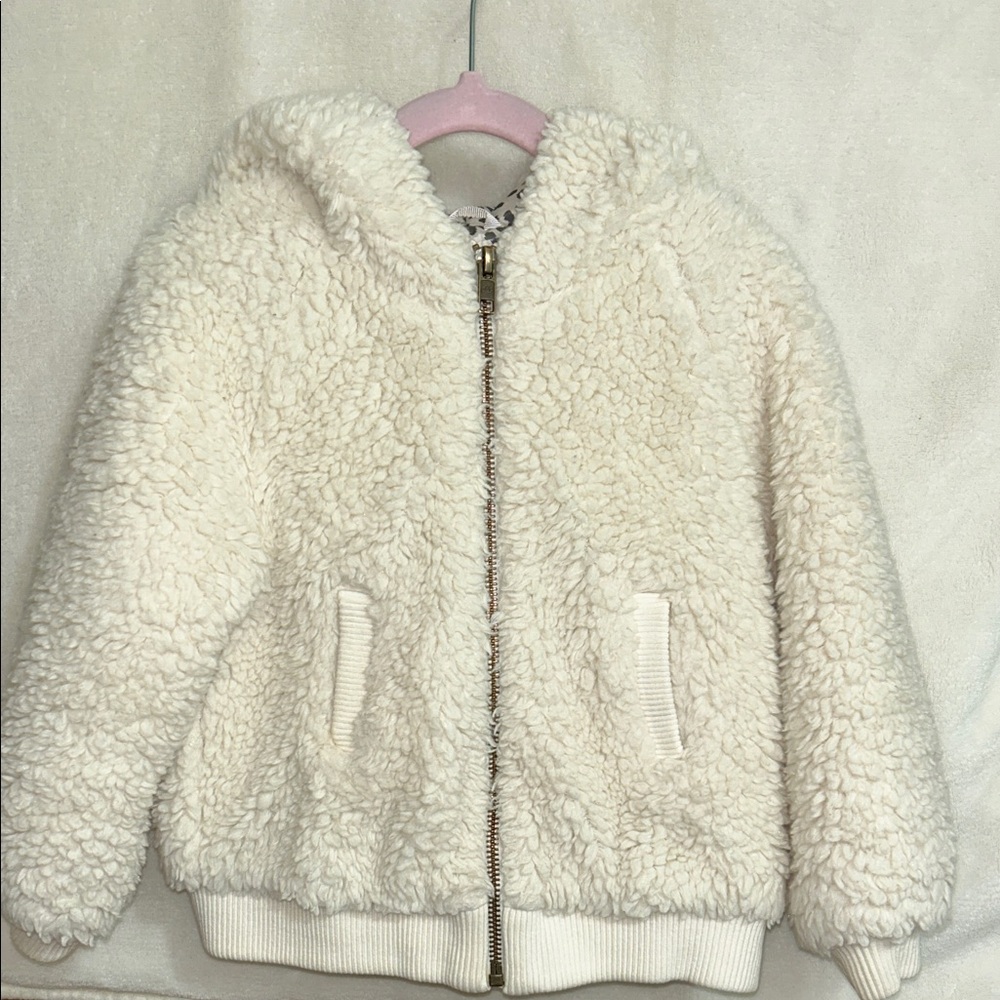 GAP Kids Cream Sherpa Jacket